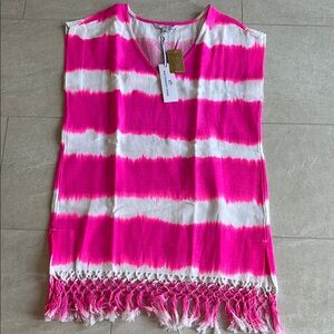 😎🎉HP😎NWT Southern Tide Tie-Dye Fringe CoverUp